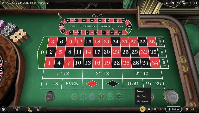 Screen First Person Roulette 2