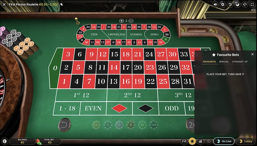 Screen First Person Roulette 3