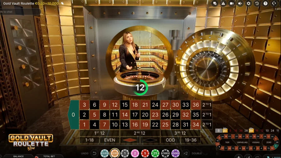 Screen Gold Vault Roulette 1