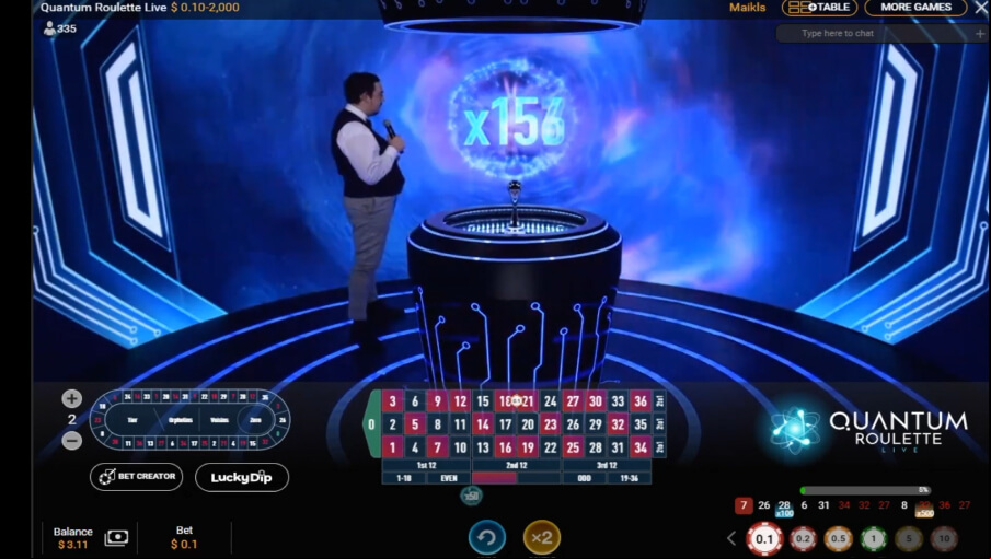 Screen Quantum Roulette 2