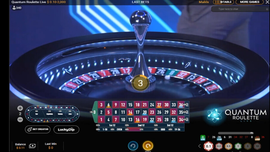 Screen Quantum Roulette 3