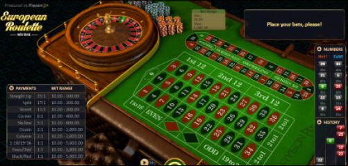 Playson European Roulette (Track)