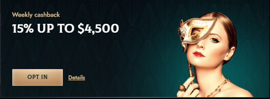 dolly casino weekly cashback