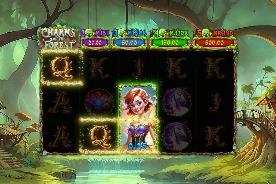 ozwin casino charms of the forest slot